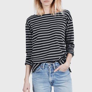 Everlane Striped Breton Top